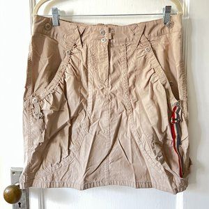 Khaki Oilily Mini Skirt with embellishments (42)